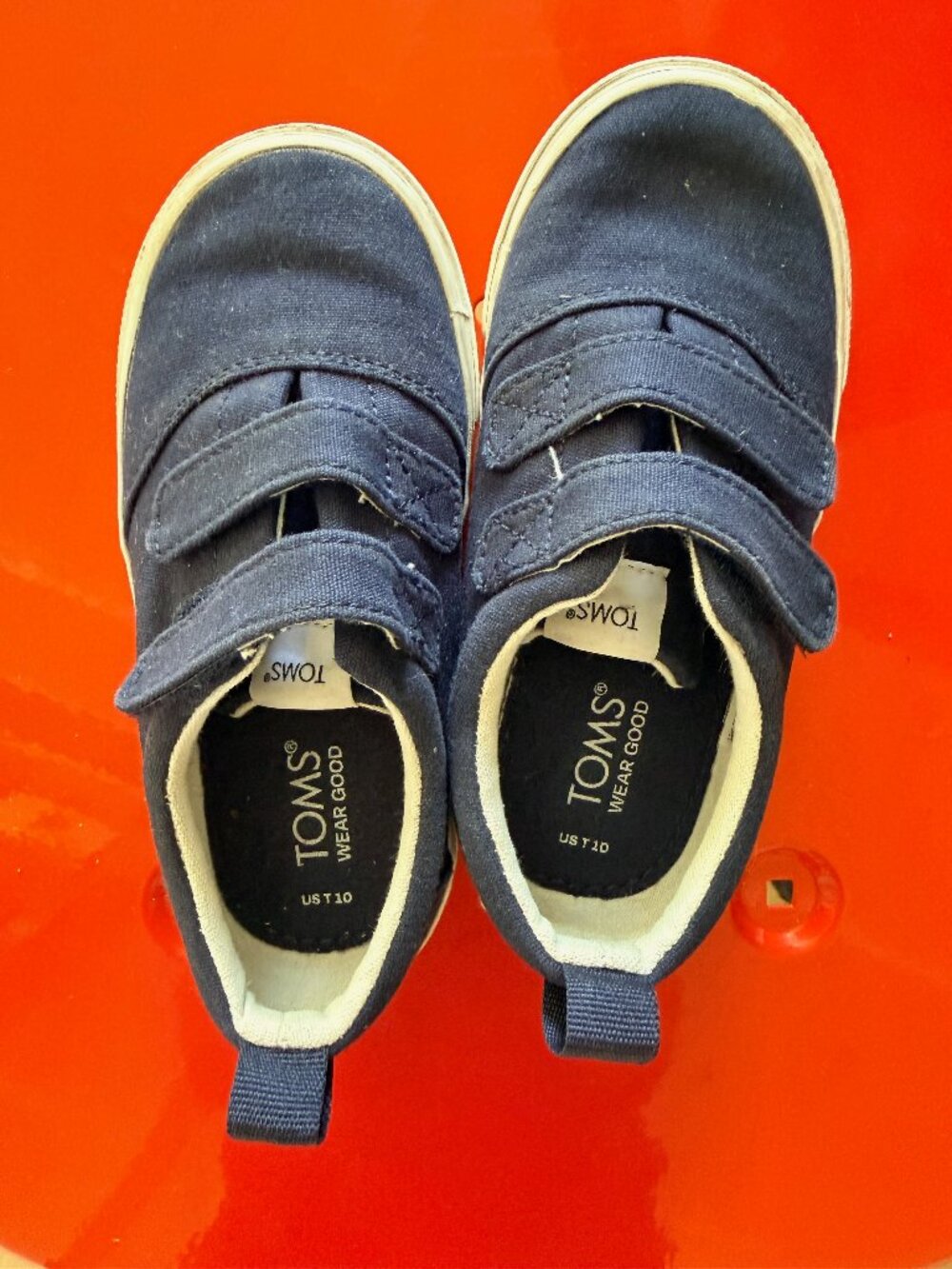 Toms Alpargata Fenix Double Strap Canvas in Navy size 10